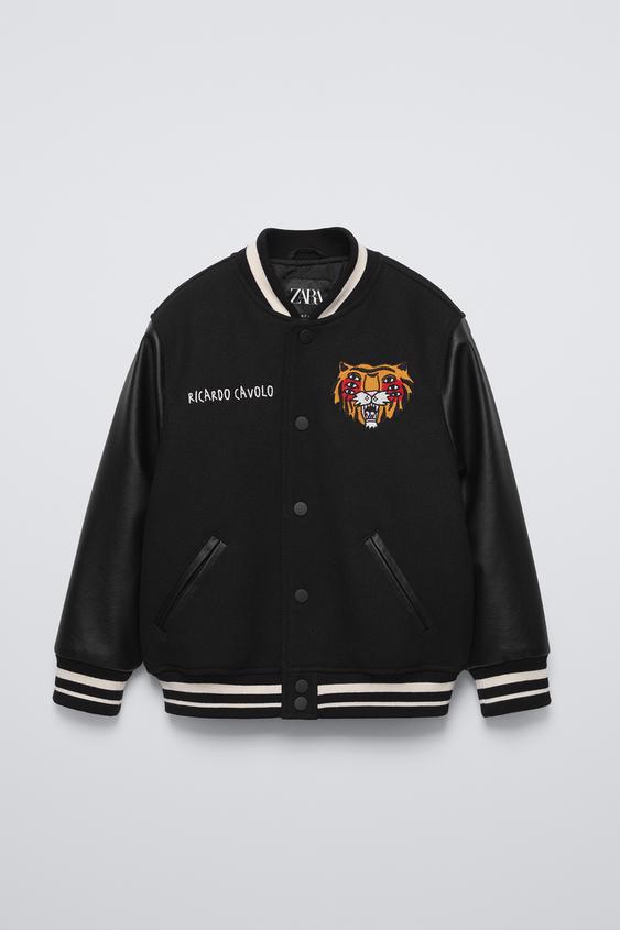 RICARDO CAVOLO X ZARA BOMBER JACKET Black ZARA India