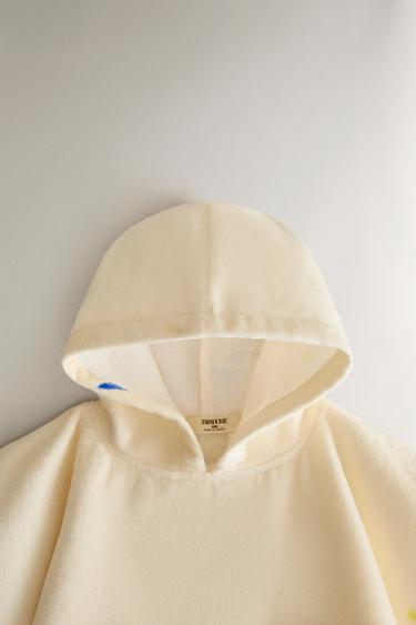 PONCHO ENFANT PLAGE BATEAUX - Crème de Zara - Image 1
