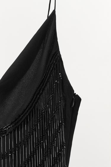 ROBE MIDI FANTAISIE LIMITED EDITION - Noir de Zara - Image 6