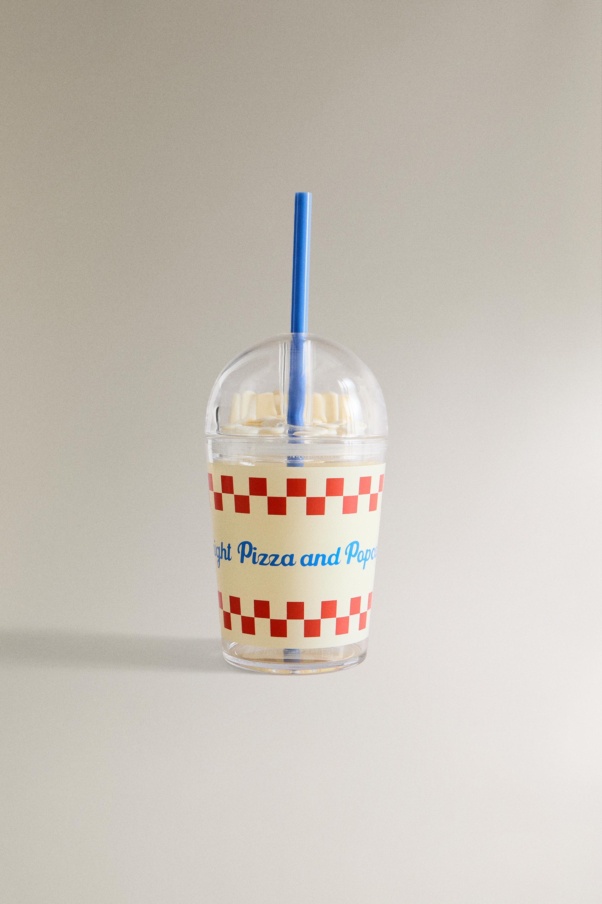 キッズ ピザ ストロー付きコップ - マルチカラー | ZARA Japan