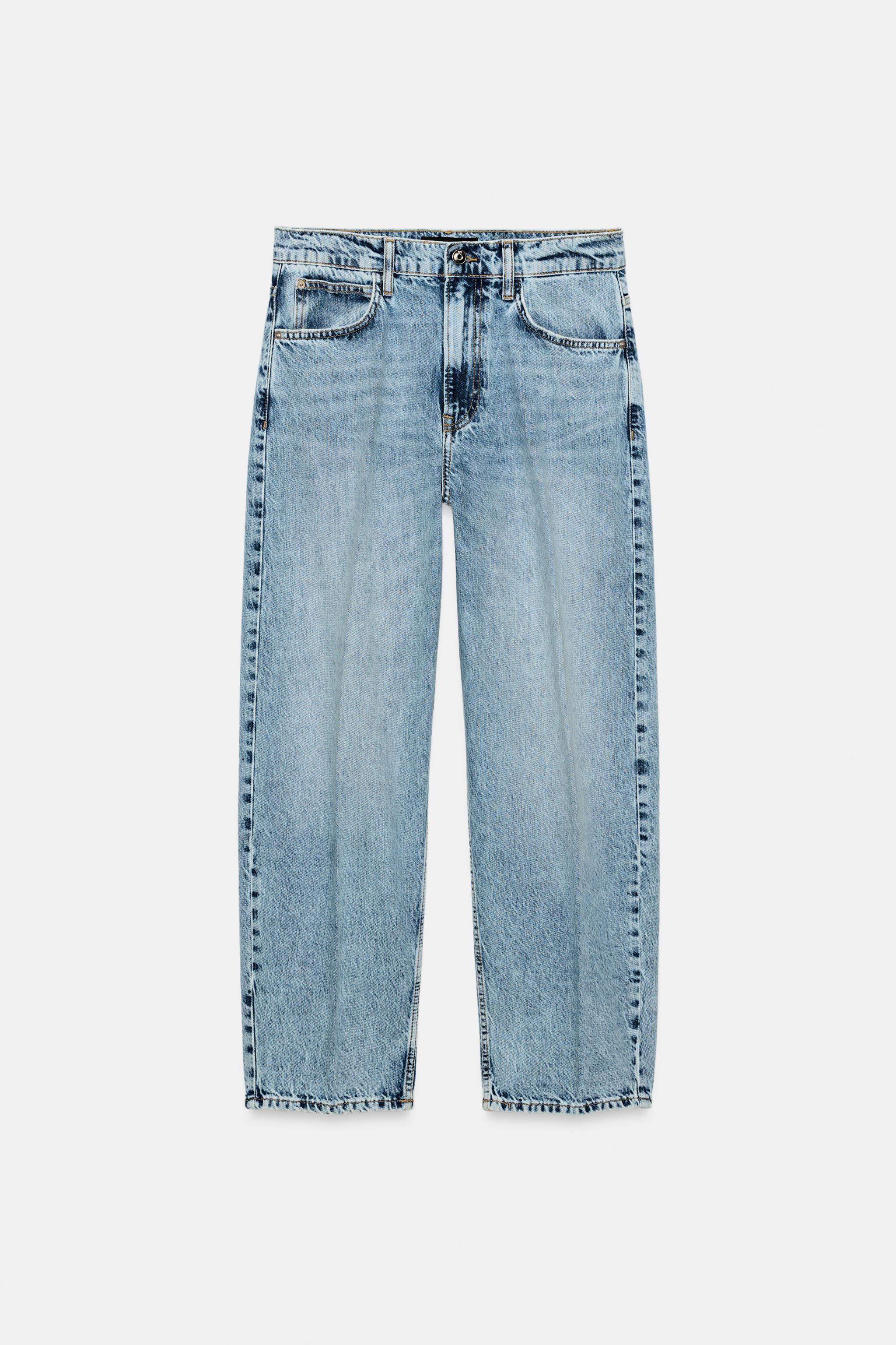 Z1975 MID-RISE BARREL JEANS WITH PRESSED CREASE