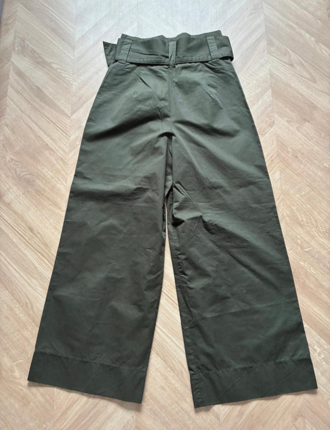 POPLIN TROUSERS WITH BELT - Image 3