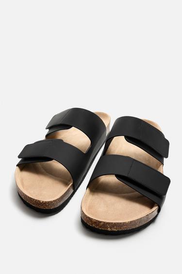DOUBLE-STRAP SANDALS - Black by Zara - Image 1