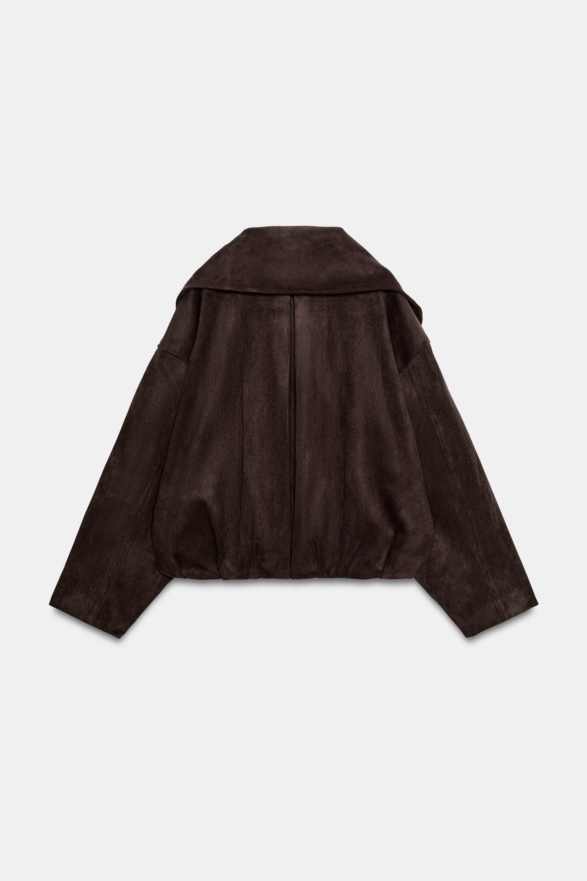 WIDE-COLLAR BOMBER JACKET