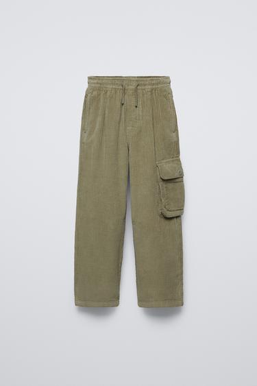 Zara CARGO PANTS - Green