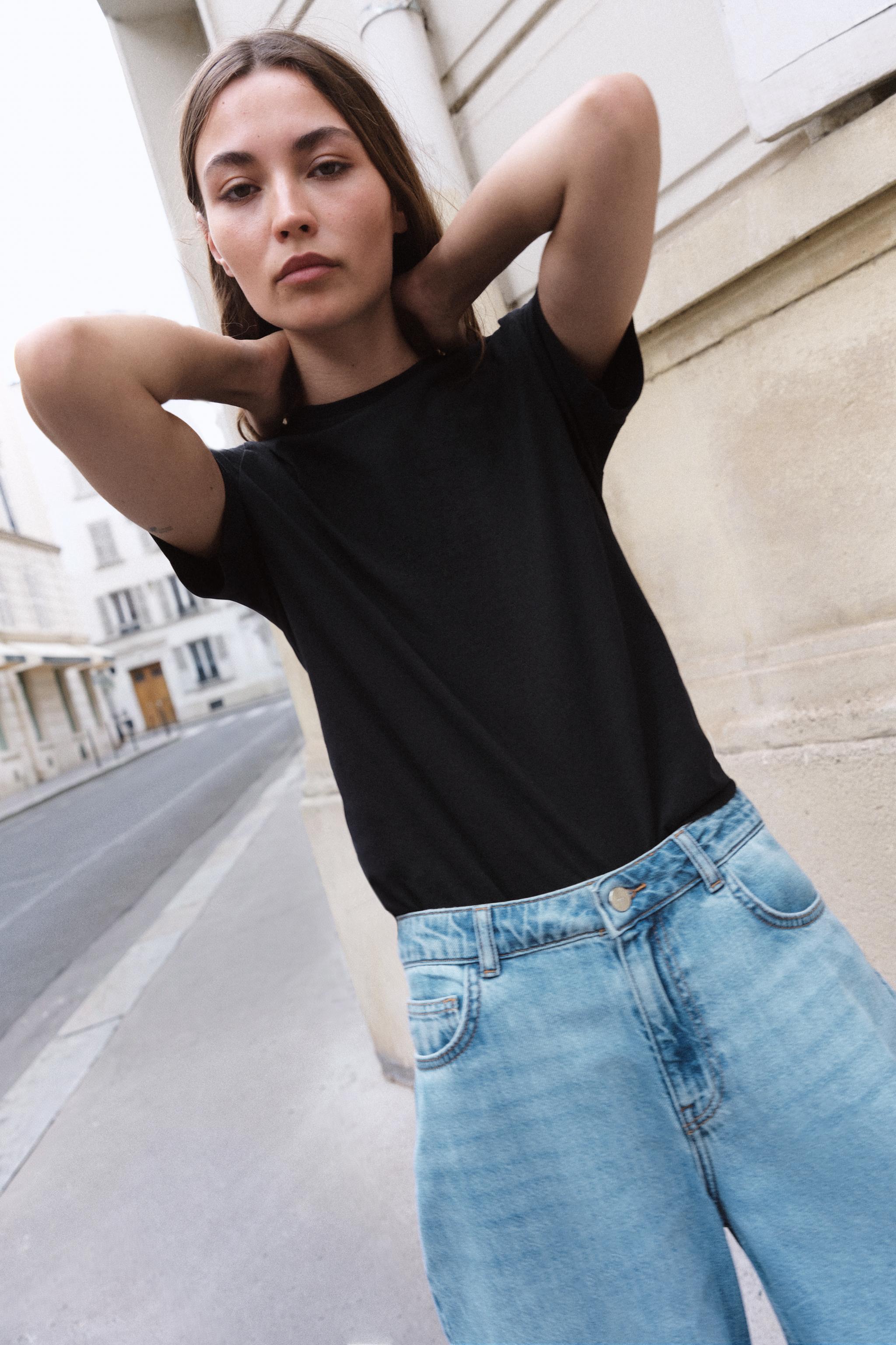 SHORT SLEEVE T-SHIRT — Dark anthracite