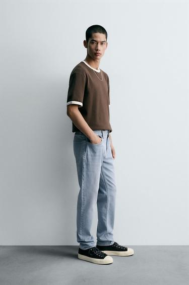 JEANS SLIM FIT - Azul cielo de Zara