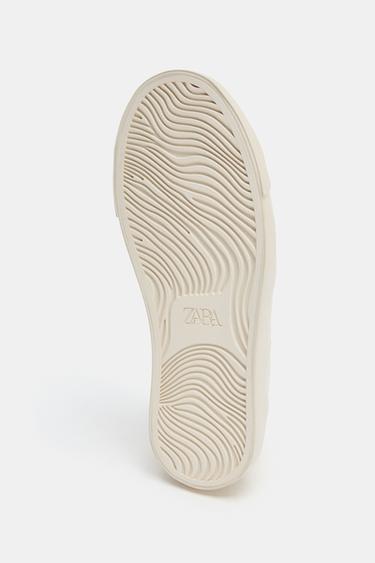 TRAINERS WITH CONTRAST BACK DETAIL - White by Zara - Image 4