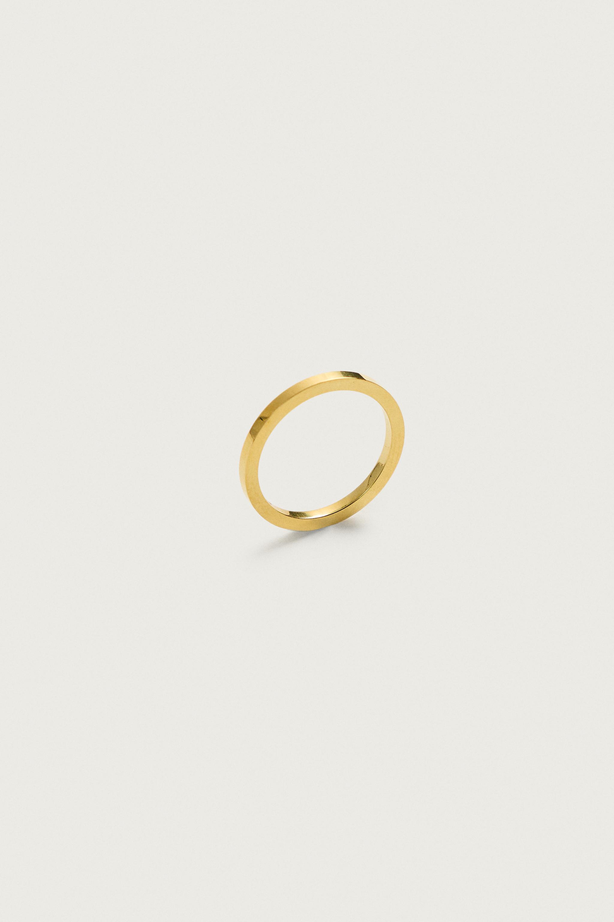 Мужские аксессуары Zara STAINLESS STEEL BAND RING — фото 4