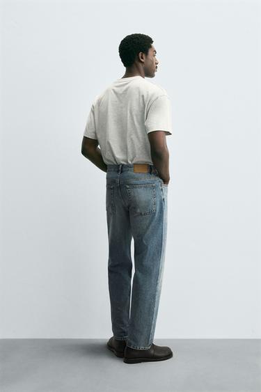 STRAIGHT FIT JEANS - Mid-blue by Zara - Image 2