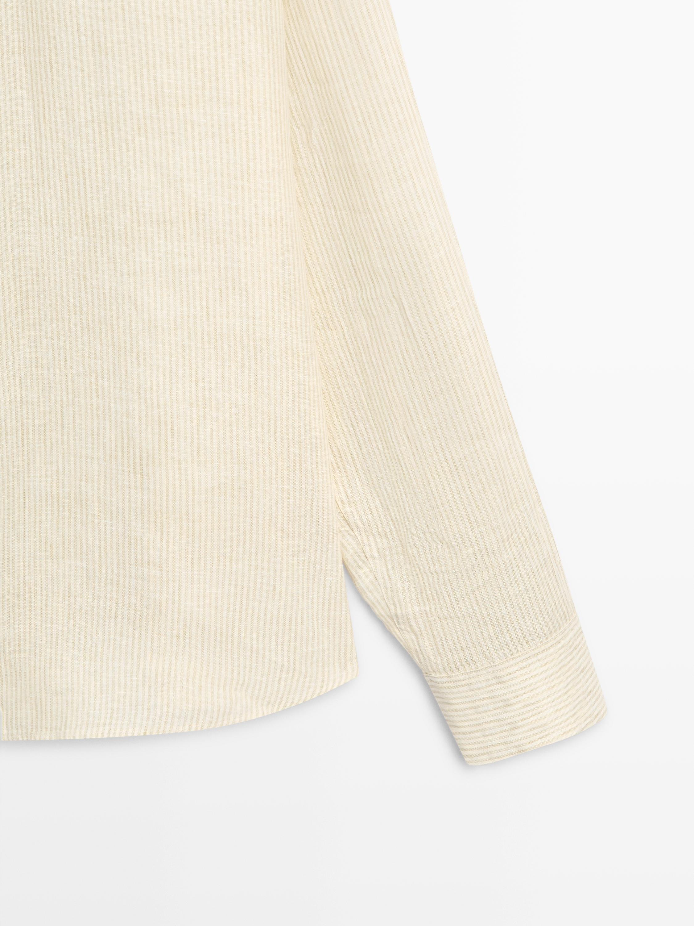 100% linen shirt