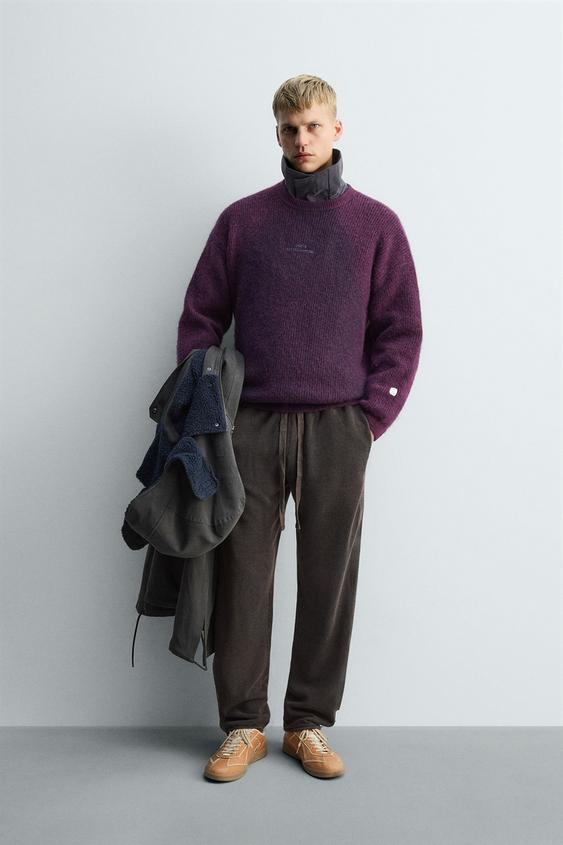 SPRAY LOGO SWEATER X SR_A