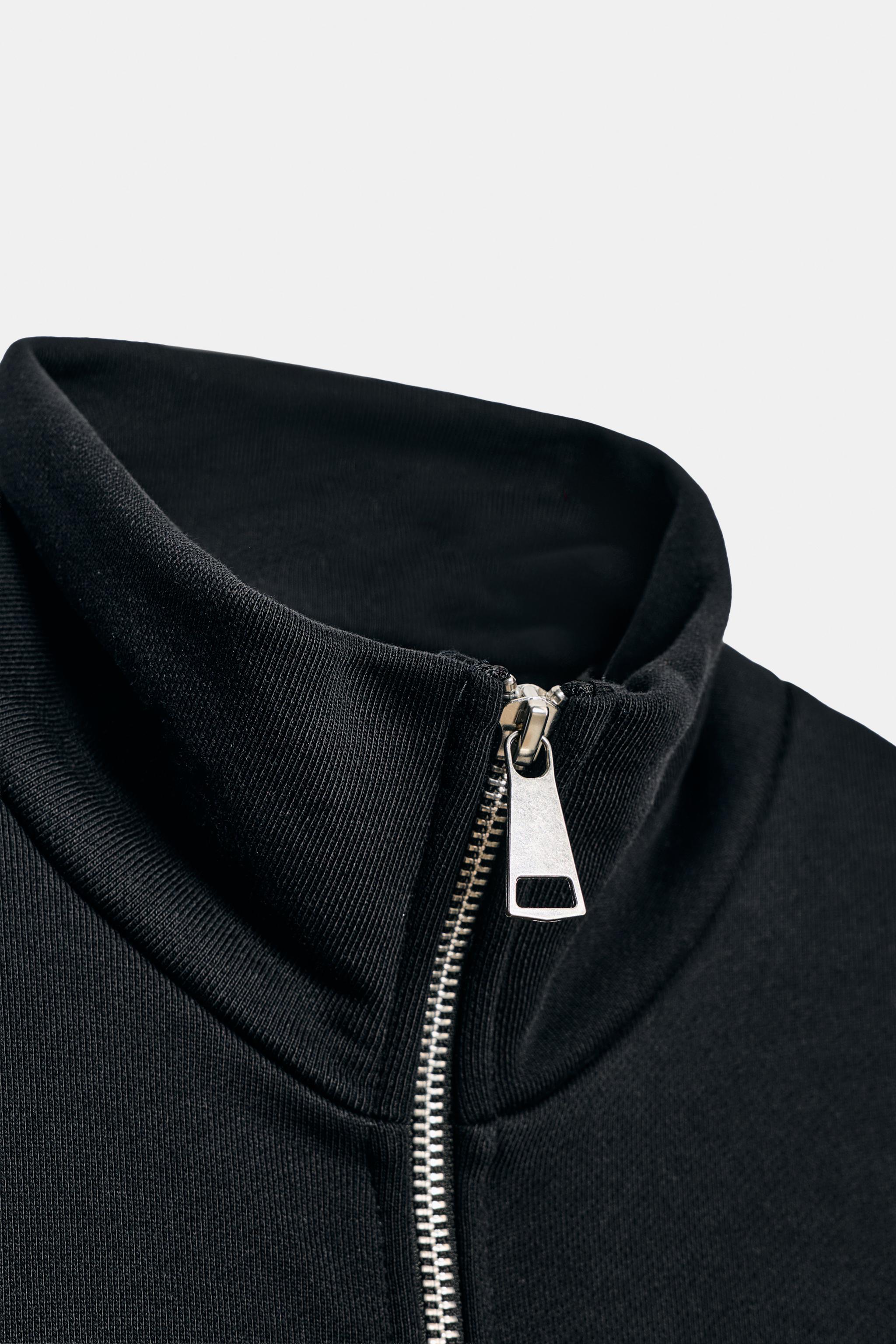 Женские худи Zara ZIP-UP SWEATSHIRT — фото 11