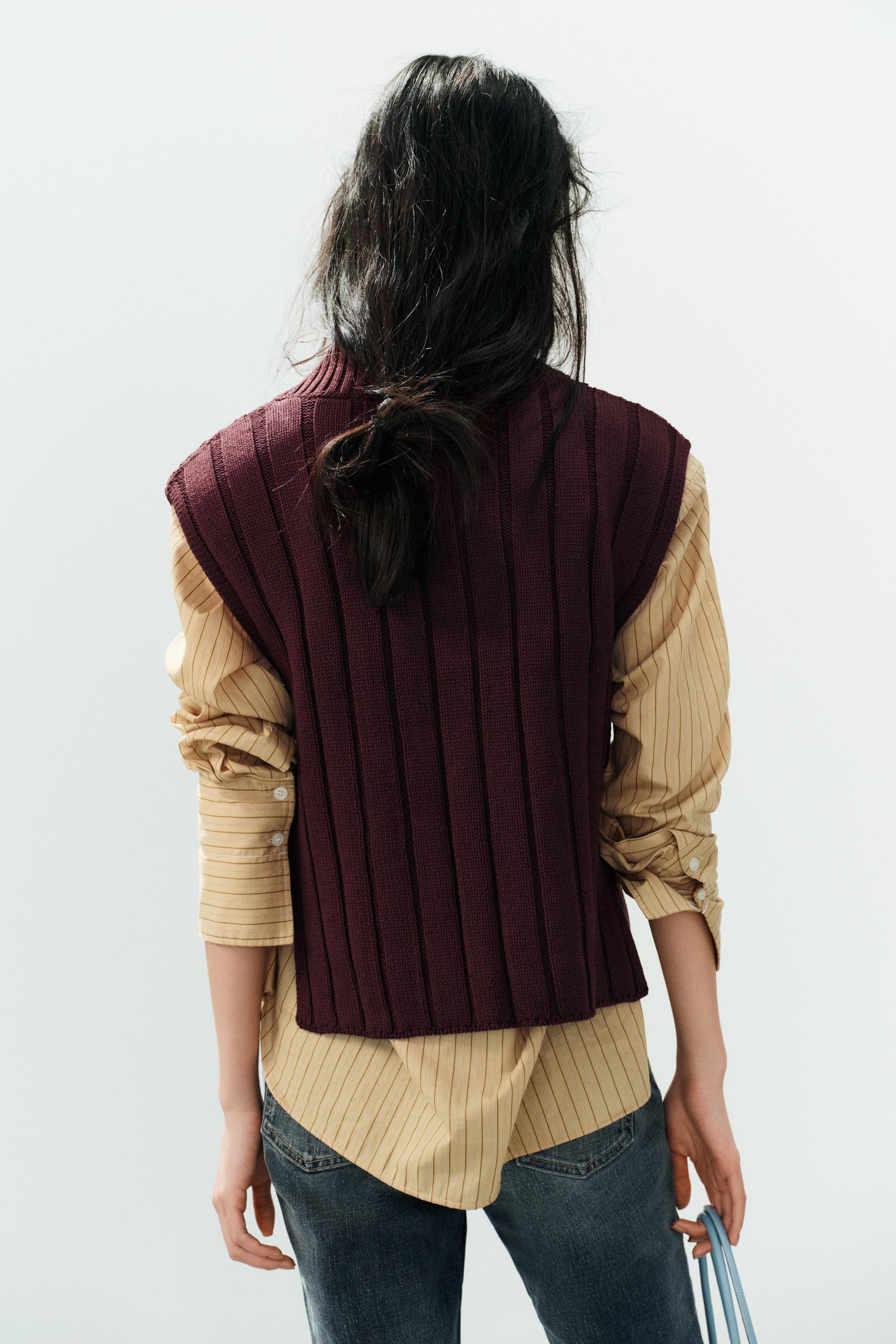 RIB KNIT VEST