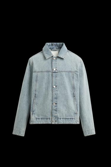 BASIC DENIM JACKET - Light blue by Zara - Image 0