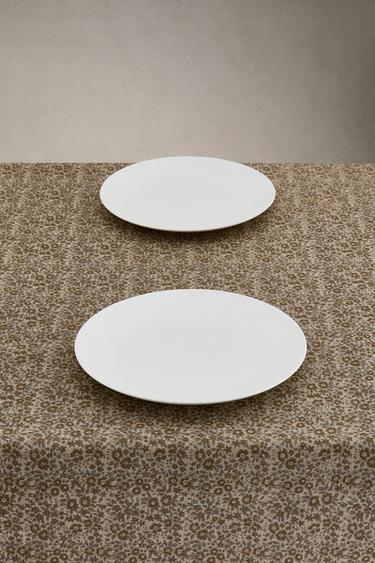 MINI FLORAL PRINT TABLECLOTH - Brick by Zara