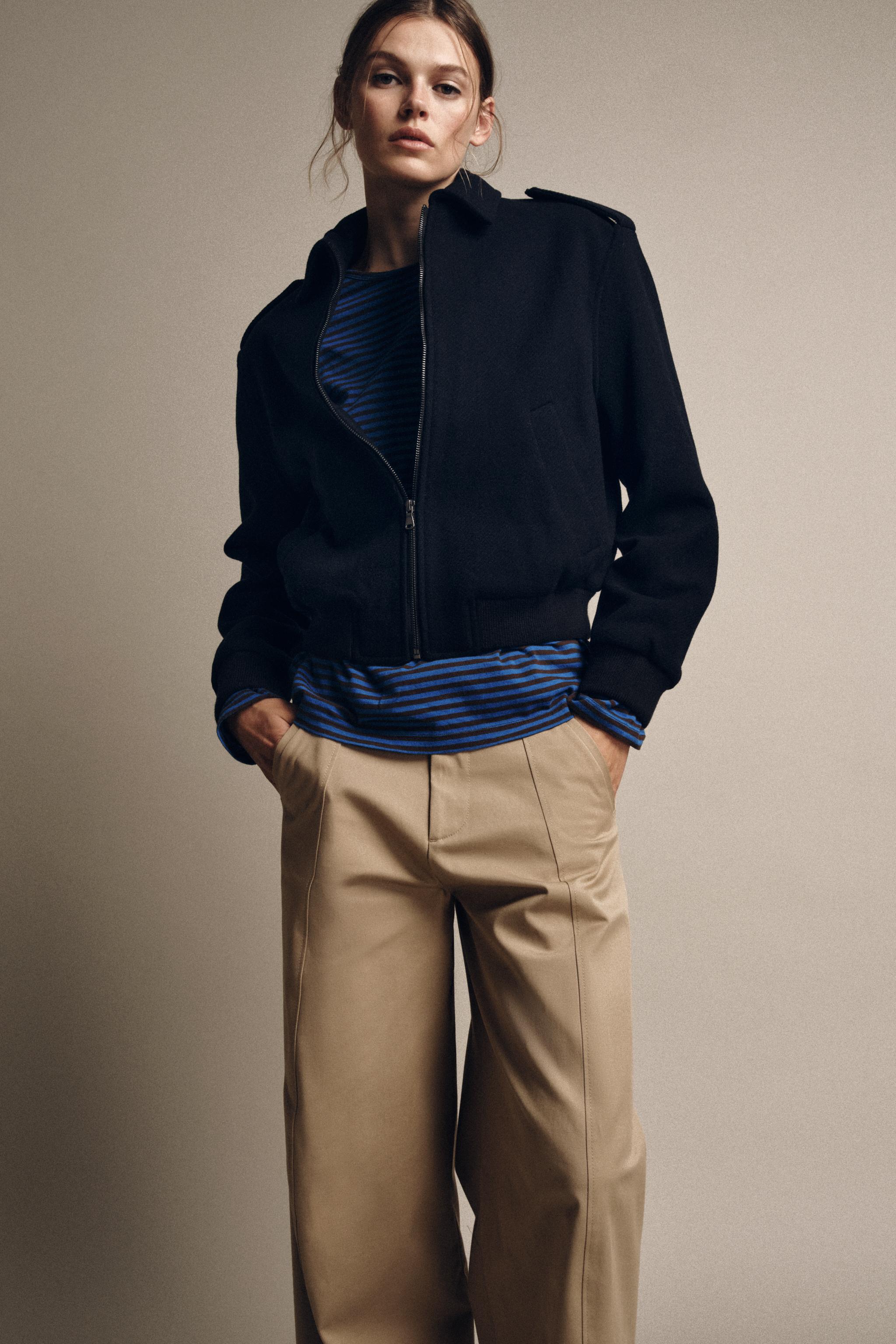 ユニセックス セットアップ パッチワーク ジャケット キャロットフィット パンツ ユニセックス セットアップ パッチワーク ジャケット キャロット