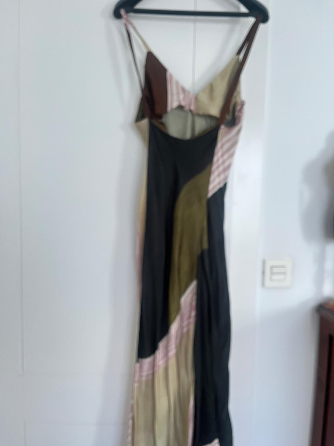 CONTRAST PRINTED DRESS - Image 2