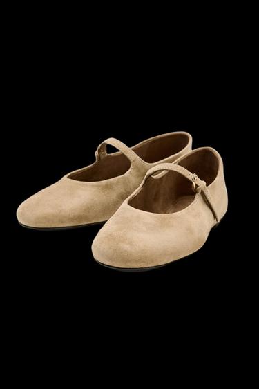 BAILARINA ANTE - Marrón Arena de Zara