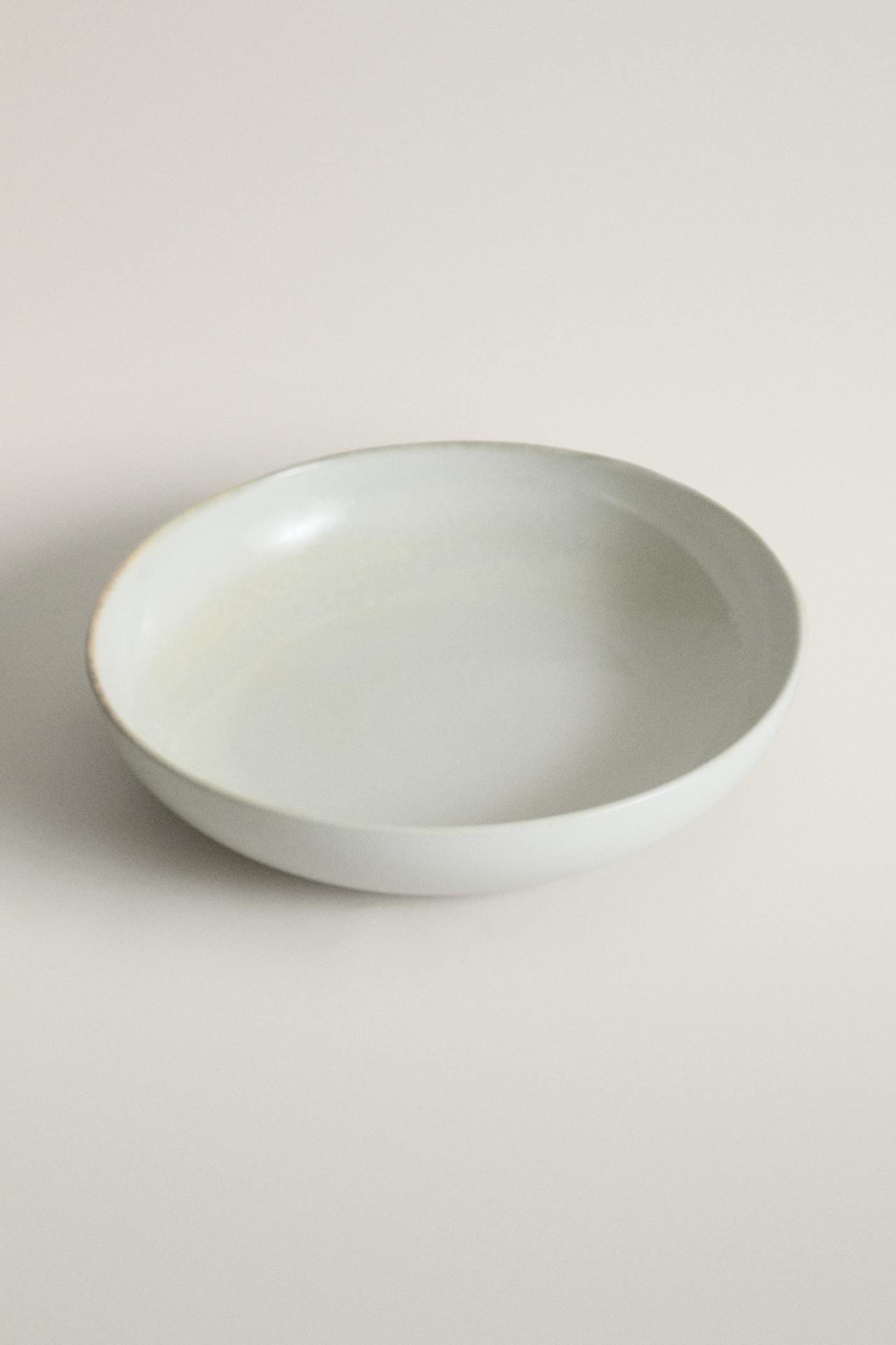 LARGE ECRU SALAD BOWL — Ecru