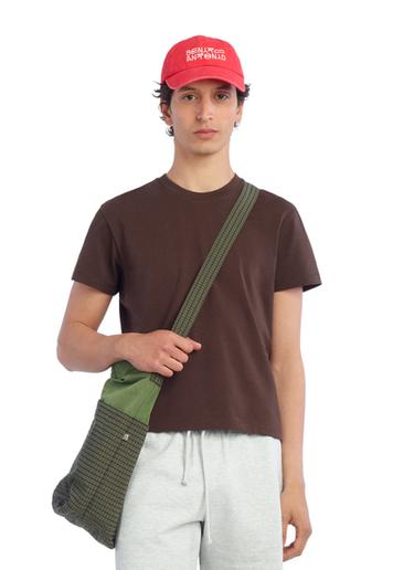 SLIM CROPPED FIT T-SHIRT - Brown by Zara