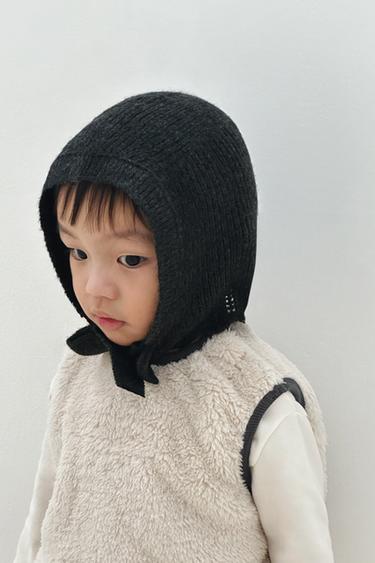 Zara FAUX FUR VEST - Ecru