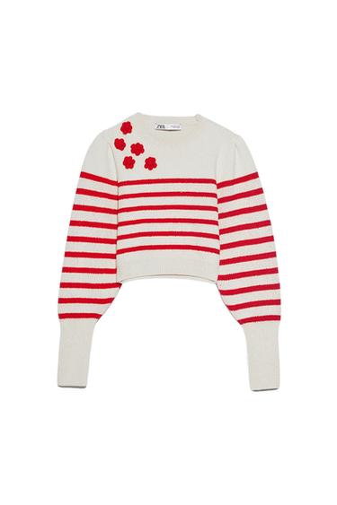KNIT SWEATER WITH STRIPES