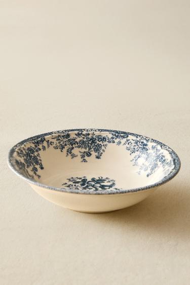 BOL FAÏENCE FLORAL - Bleu de Zara - Image 5