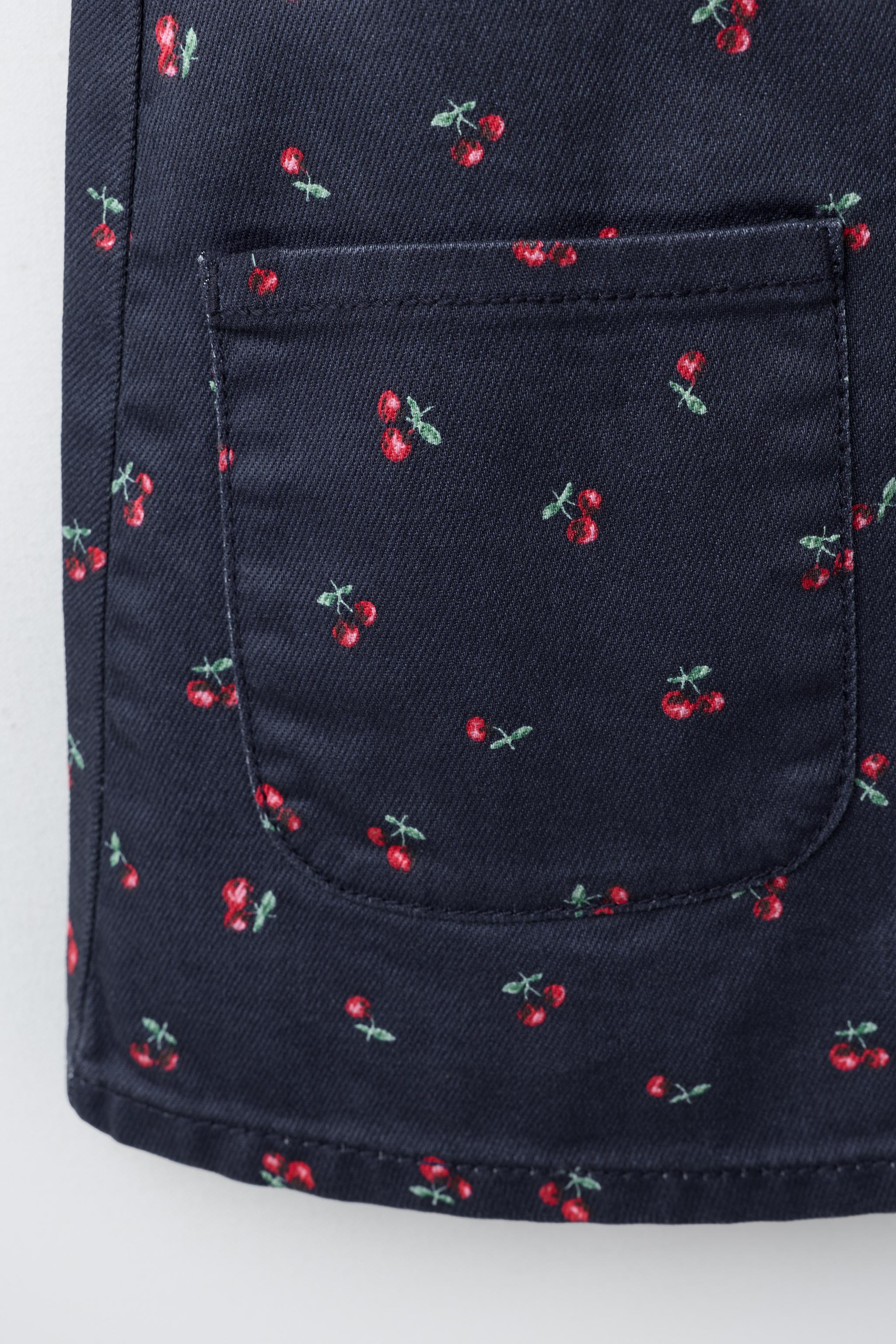 ROBE-SALOPETTE EN SERGÉ CERISES