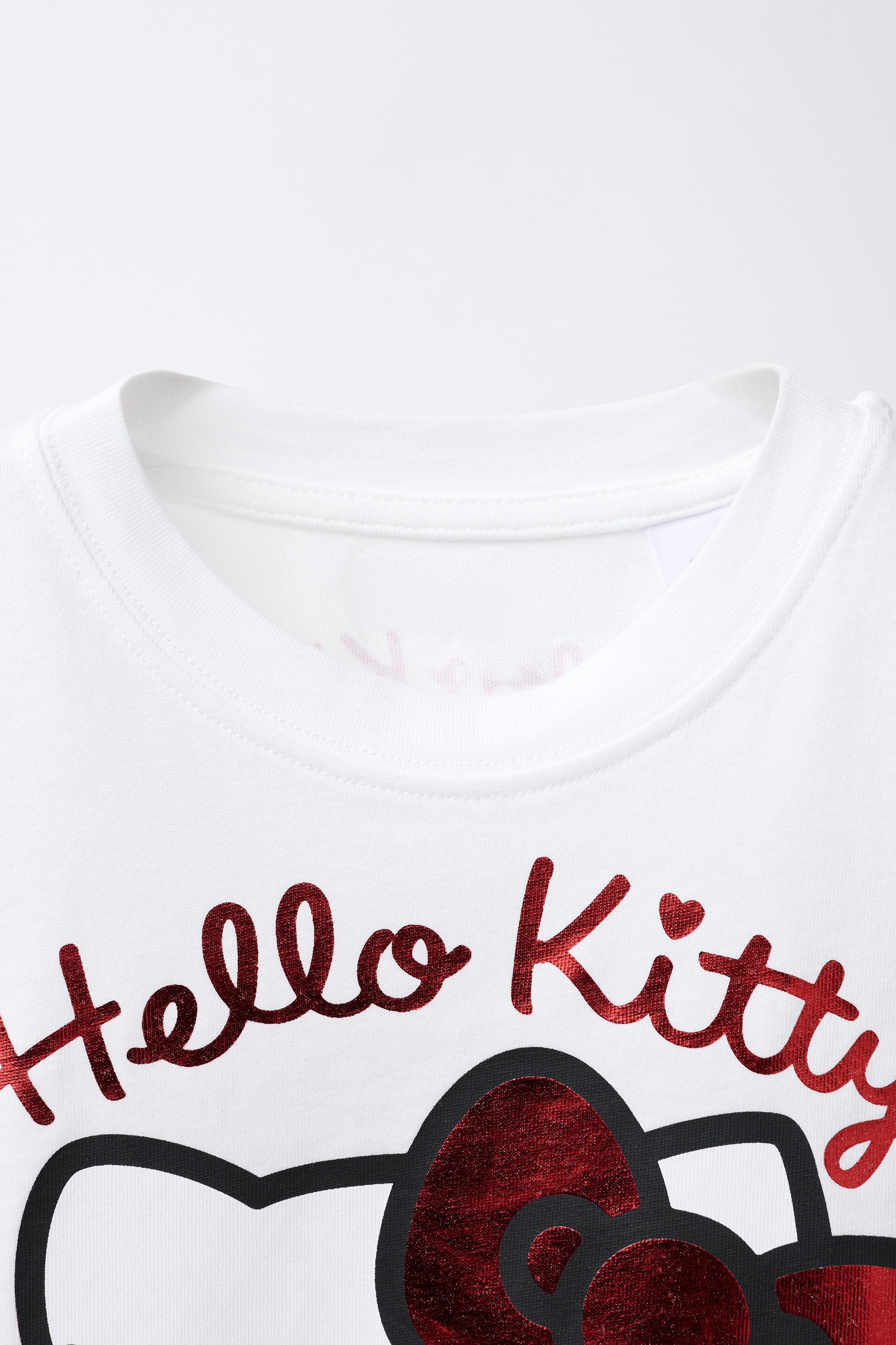 HELLO KITTY © SANRIO PRINTED T-SHIRT - White | ZARA United Kingdom