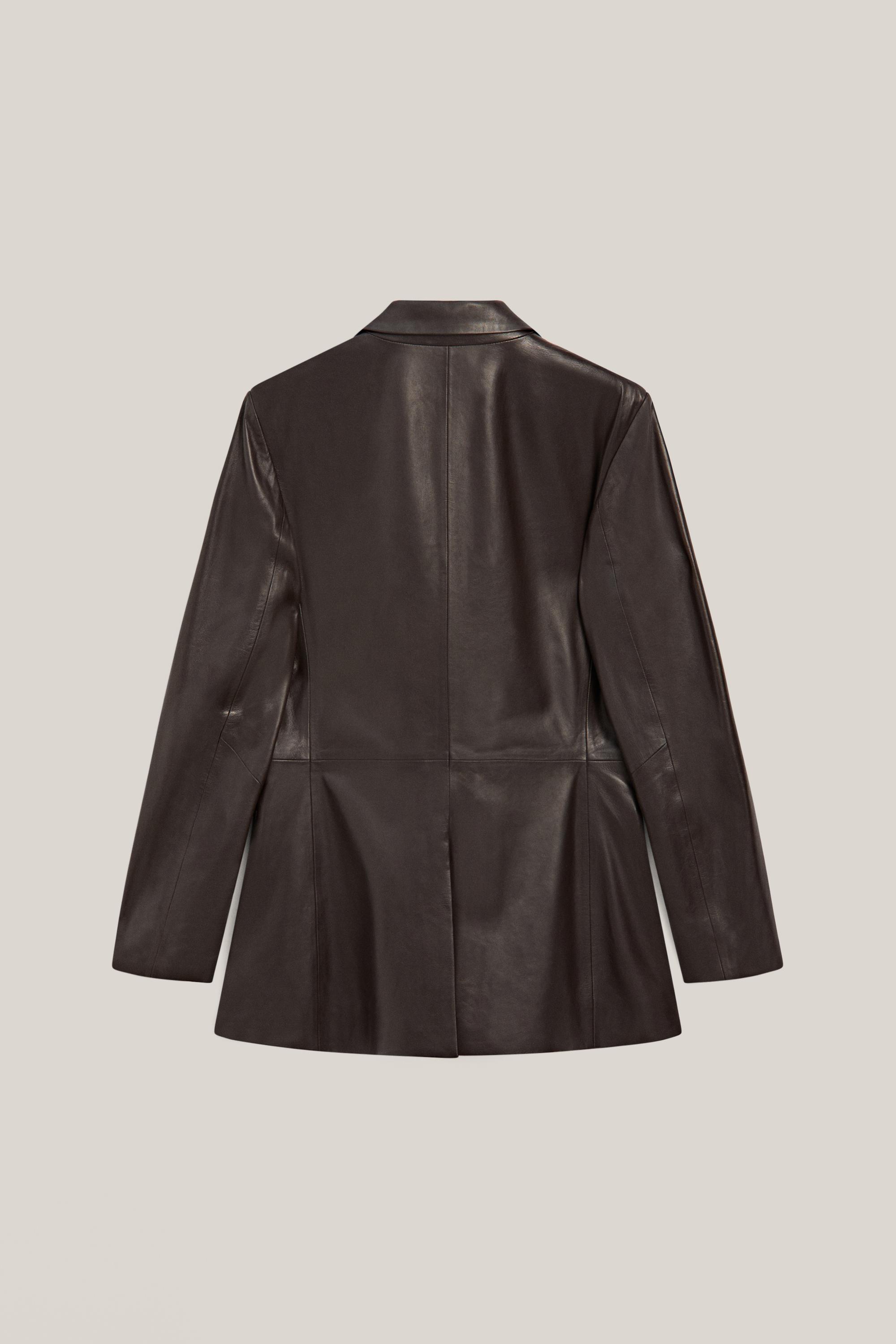 100% nappa leather blazer with pocket details - LIMITED EDITION