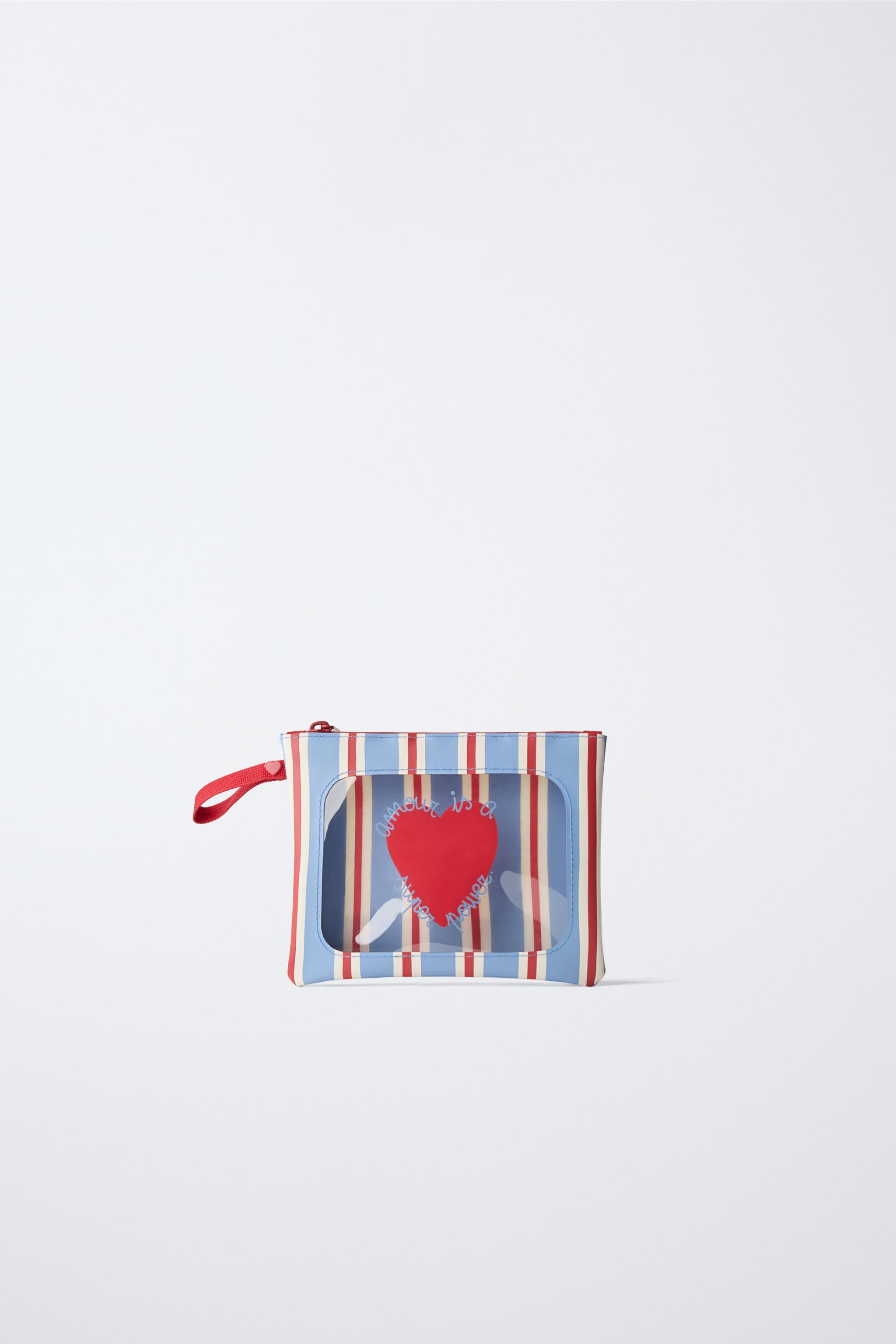 VALENTINE'S DAY TOILETRY BAG — Blue