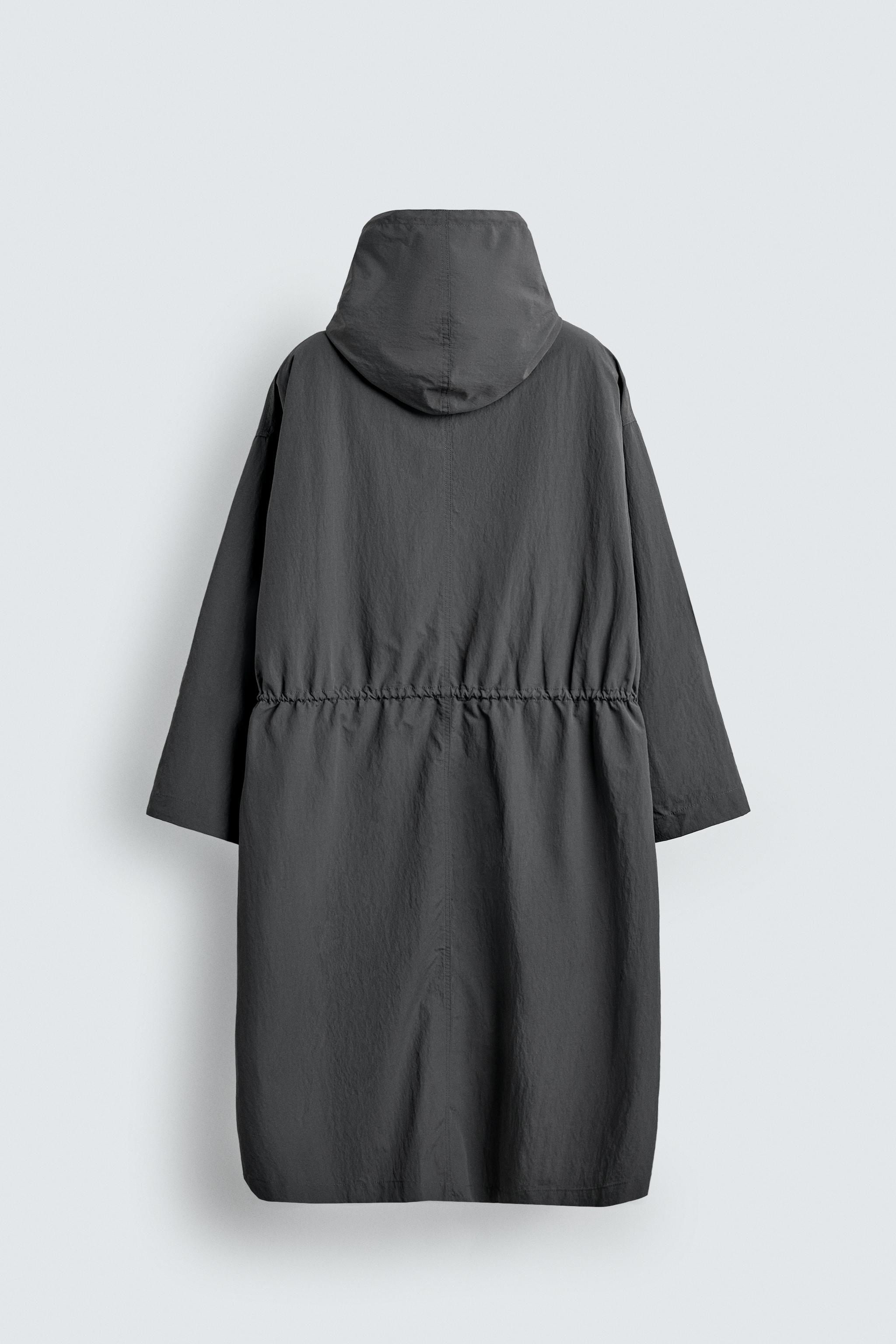【名作美品】POLYPLOID OVERSIZE PARKA TYPE-C OVERSIZE FIT LIMITED EDITION PARKA - Mid-grey | ZARA Australia