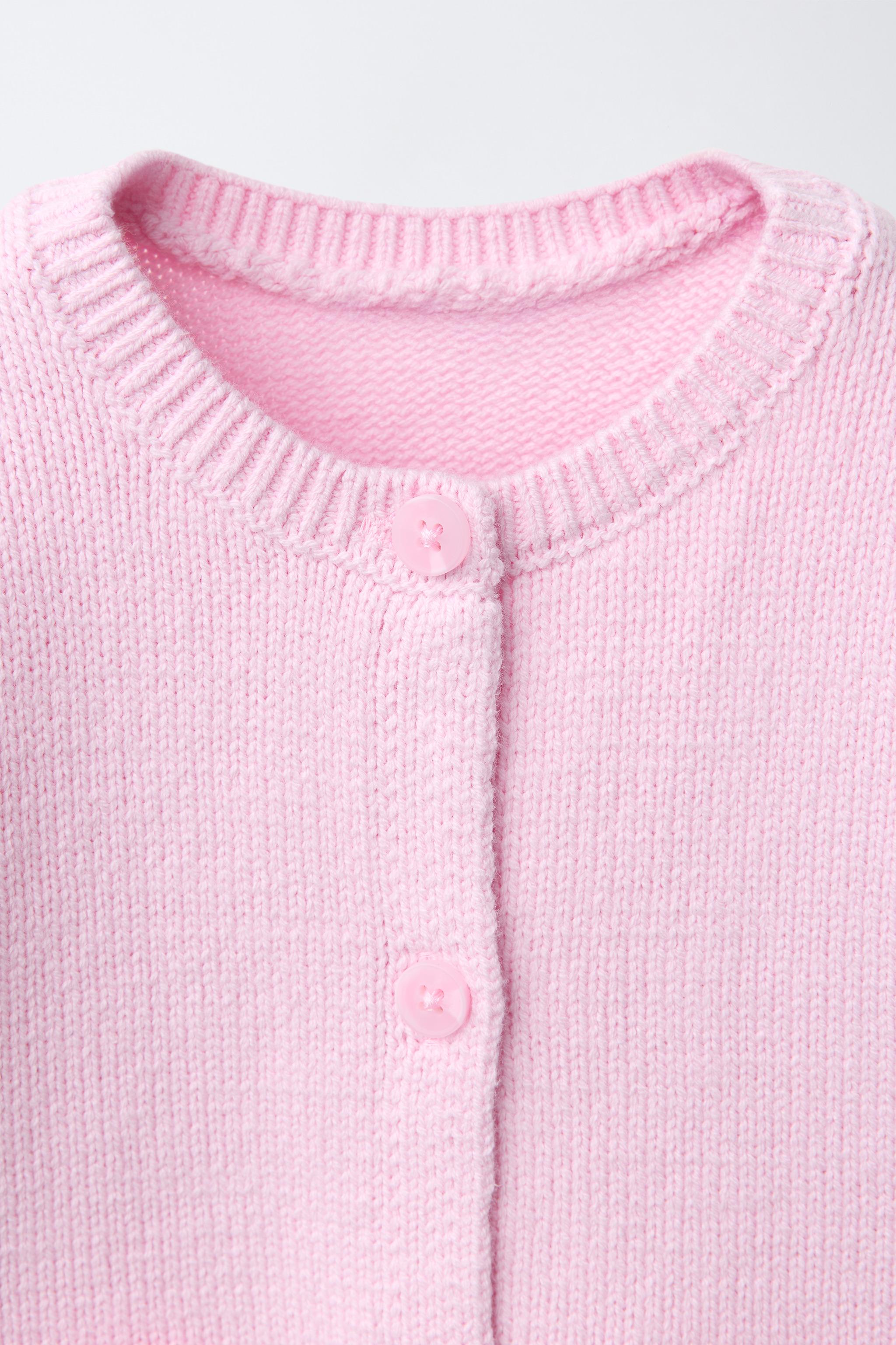 GILET EN MAILLE POCHES CŒUR