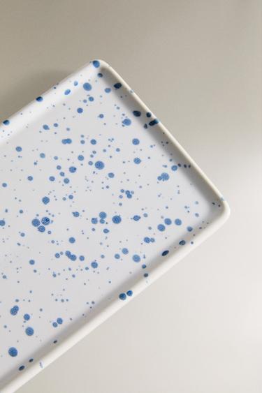BEURRIER EN GRÈS TACHETÉ - Bleu de Zara - Image 2