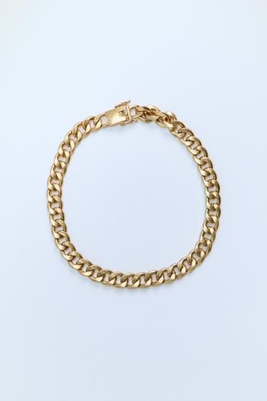 Zara LINK CHAIN NECKLACE - Golden