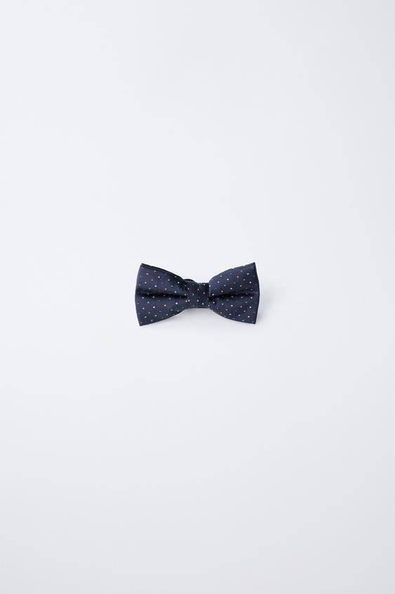 POLKA DOT PRINT BOW TIE - Blue by Zara - Image 0