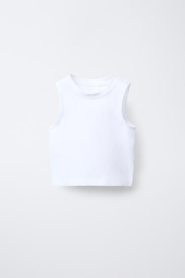3-PACK OF PLAIN SLEEVELESS TOPS - Various by Zara - Image 1