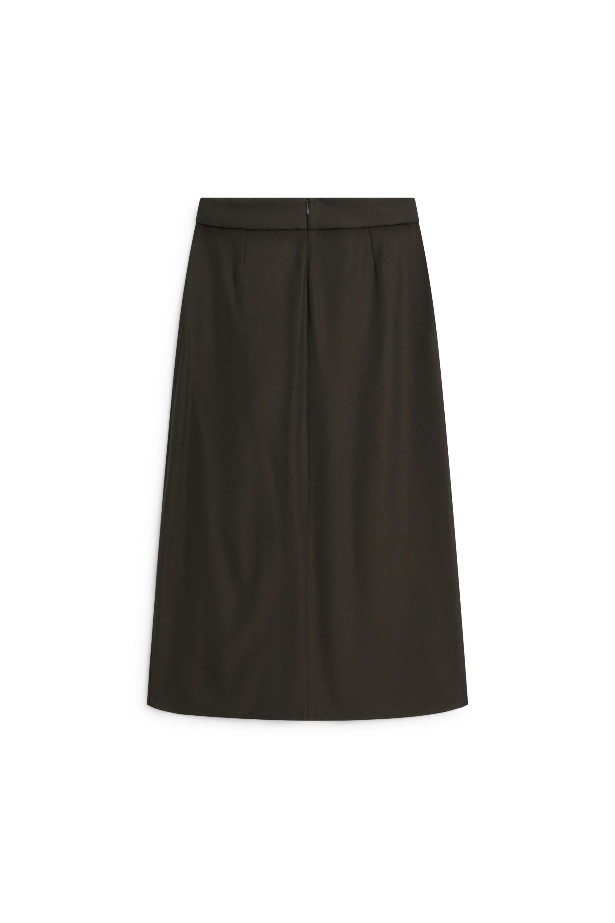 Flowing midi skirt with waist detail - LIMITED EDITION