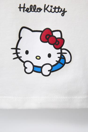 Bonnet à manchette cosplay à grand visage brodé Hello Kitty Bonnet à manchette cosplay à grand visage brodé Hello Kitty