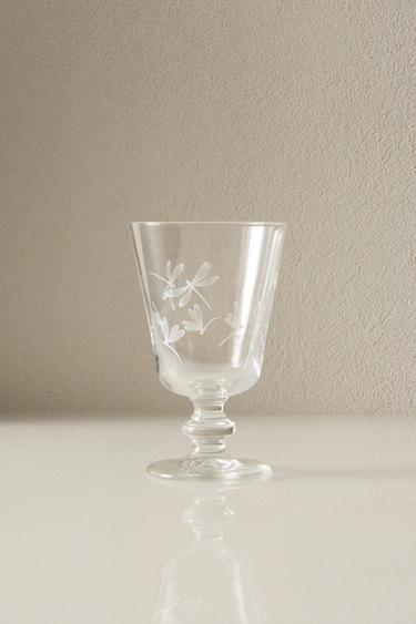 WEINGLAS MIT WELLENMUSTER-EFFEKT BOHEMIA CRYSTAL -  von Zara