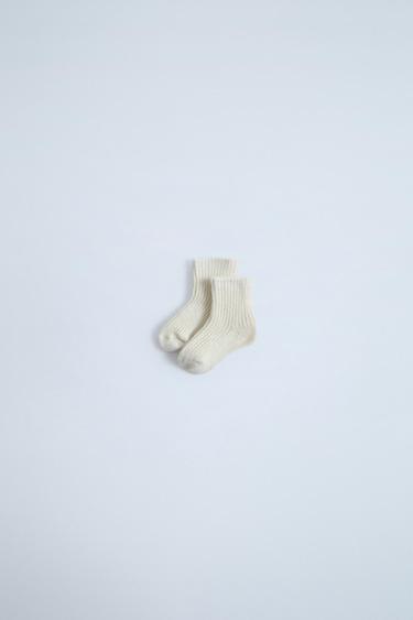 CASHMERE SOCKS - Ecru by Zara