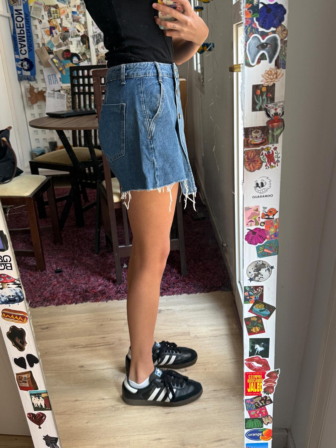 Z1975 CROSSOVER SKORT WITH BUTTONS - Image 5