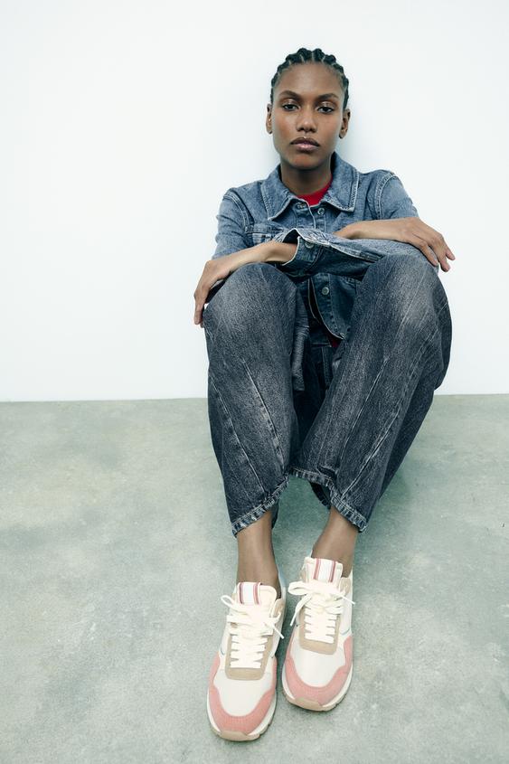 Sneakers Zapatillas Zara Mujer Zapatillas Retro Zara Deportivas