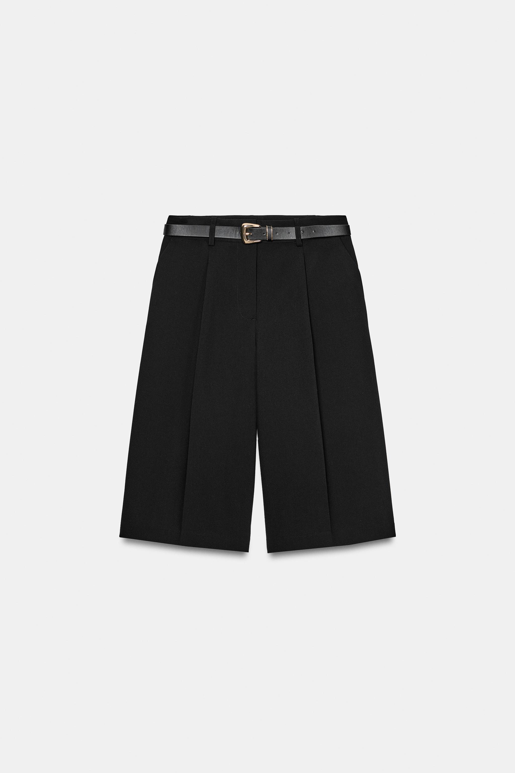 BERMUDA LONGUE AVEC CEINTURE