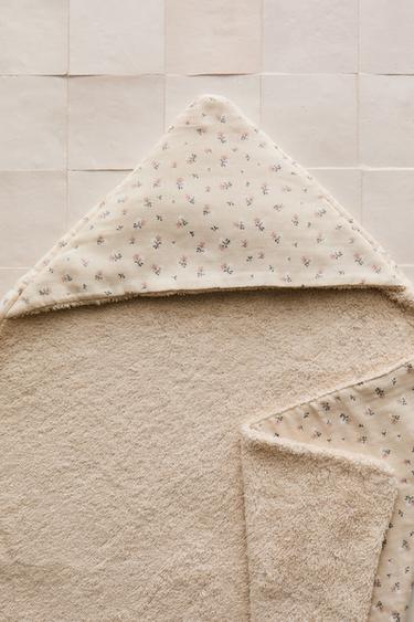 TULIP HOODED BABY BATH TOWEL - Light pink by Zara - Image 5