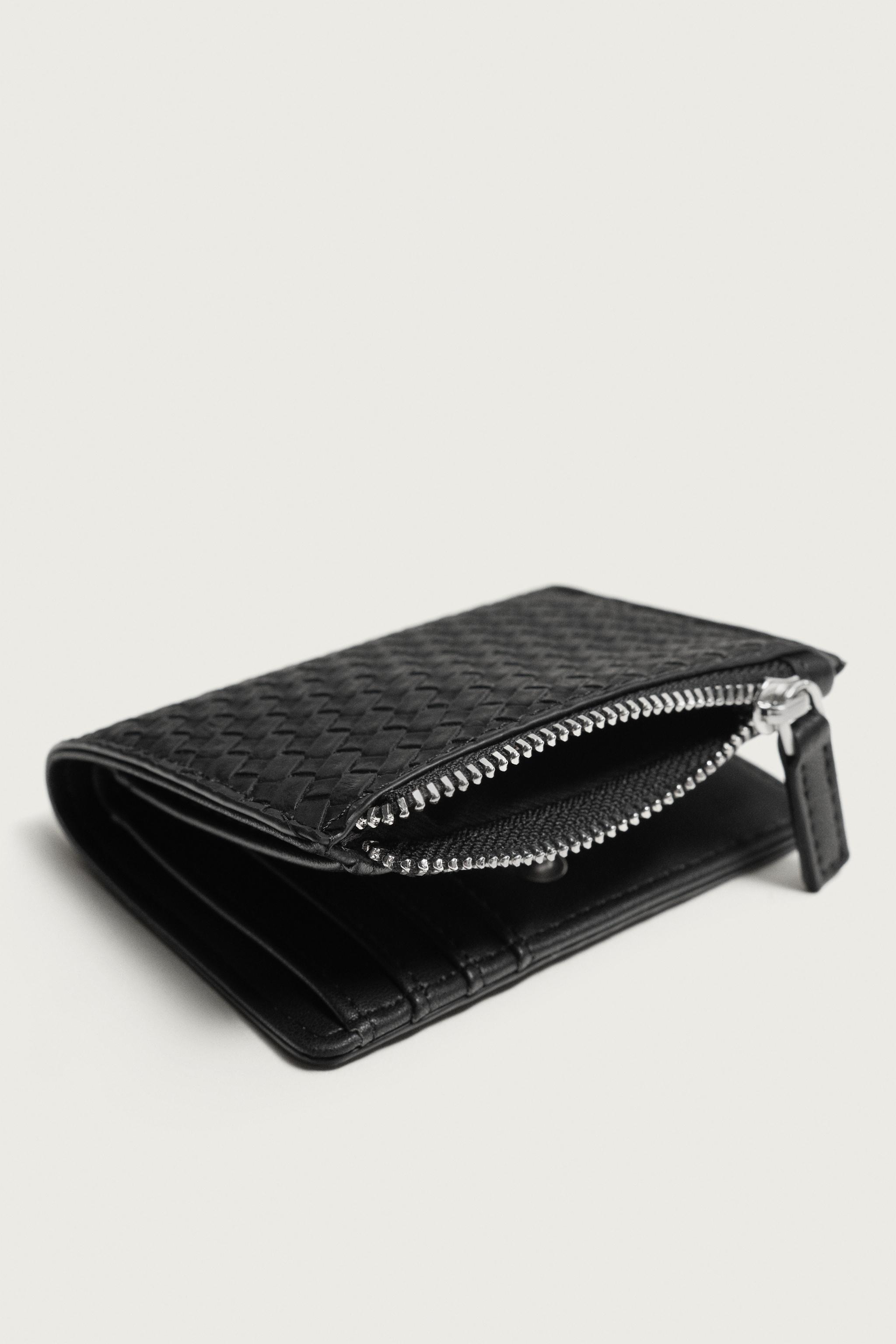 Braided coin purse wallet