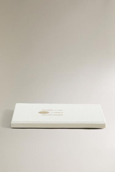 TENNIS HARDBACK NOTEBOOK - Ecru by Zara - Image 1