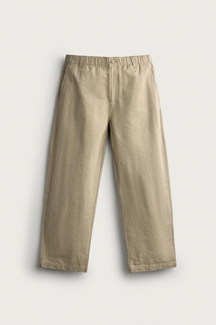 RELAXED FIT SOFT TROUSERS