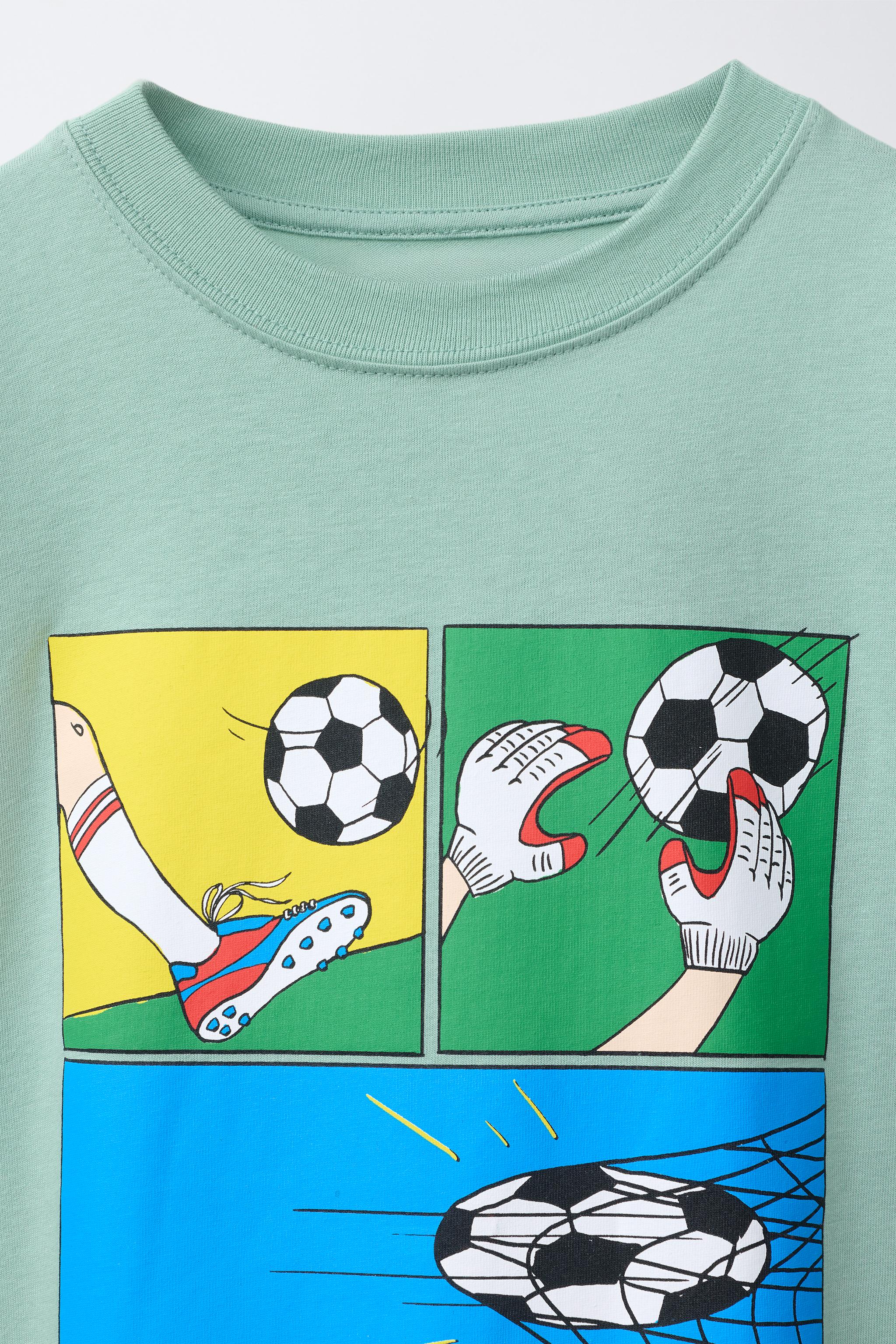 Детские футболки Zara PANINI © PRINT T-SHIRT — фото 4